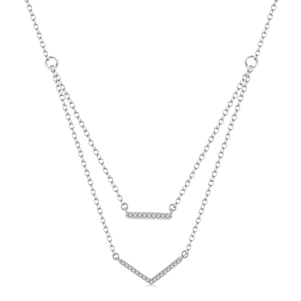 Diamond Layer Necklace