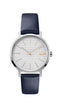 Lacoste Moon Ladies Watch, Stainless Steel Case, White Dial, Blue Leather Strap