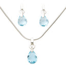 Blue Topaz Briolette Set