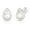 Pearl & Diamond Earrings