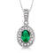 Diamond & Emerald Necklace