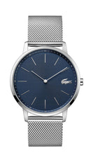 Lacoste Moon, Gents Stainless Steel Case, Blue Dial, Stainless Steel Bracelet