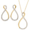 Diamond Earring & Necklace Set