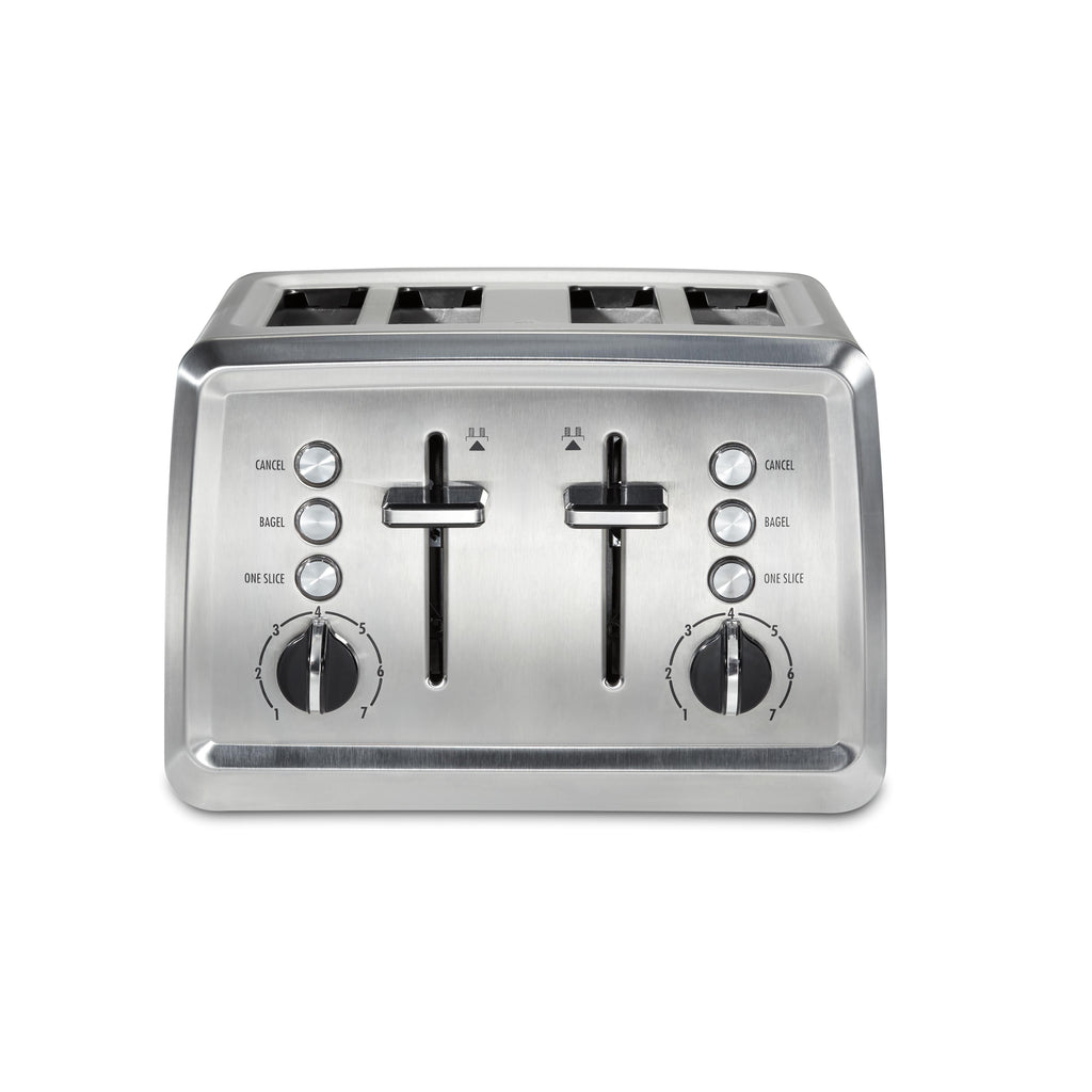 Hamilton Beach Classic 4 Slice Toaster with Sure-Toast Technology,  Stainless Steel - 24782