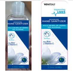 Vivitar 60 ML Disinfecting 75% Alcohol hand sanitizing gel