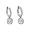 Kate Spade That Sparkle Pave Huggie Hoop Earrings - Clear, Silver