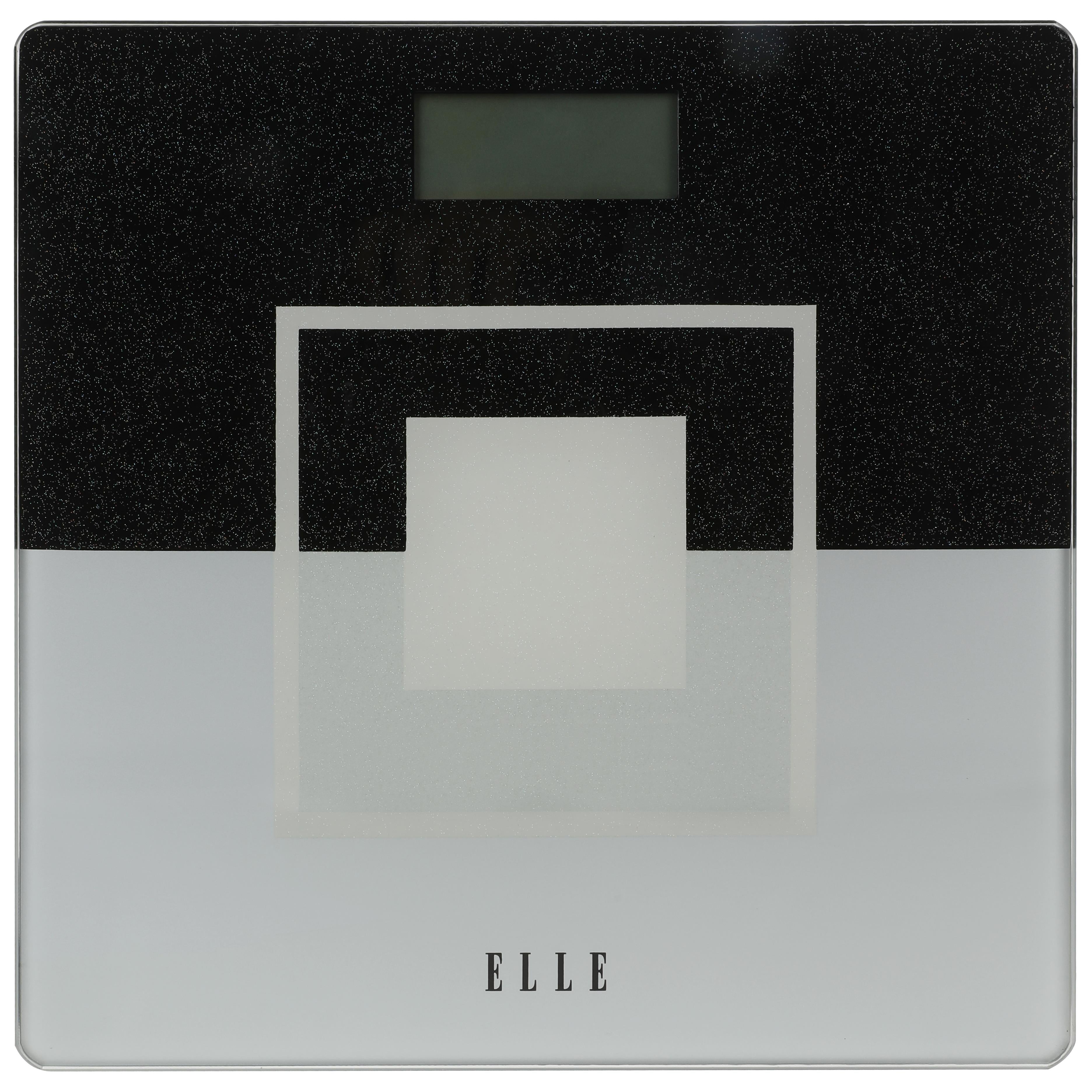 Elle Digital Bathroom Scale - Glitter White