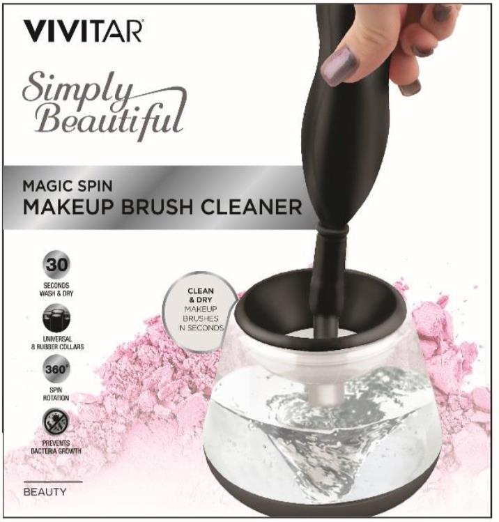 Vivitar Magic Spin Makeup Brush Cleaner