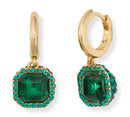 Kate Spade Brilliant Statements Pave Drop Earrings - Emerald