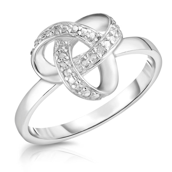 Diamond Love Knot Ring