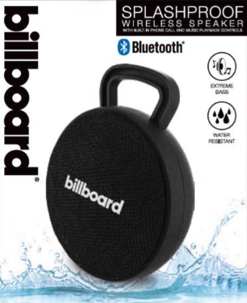 Billboard Bluetooth Splash Proof Wireless Mini Speaker