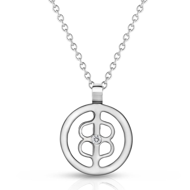 AWE Diamond Medallion Necklace