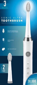 Vivitar Sonic Electric Rechargeable Toothbrush with 2 Heads