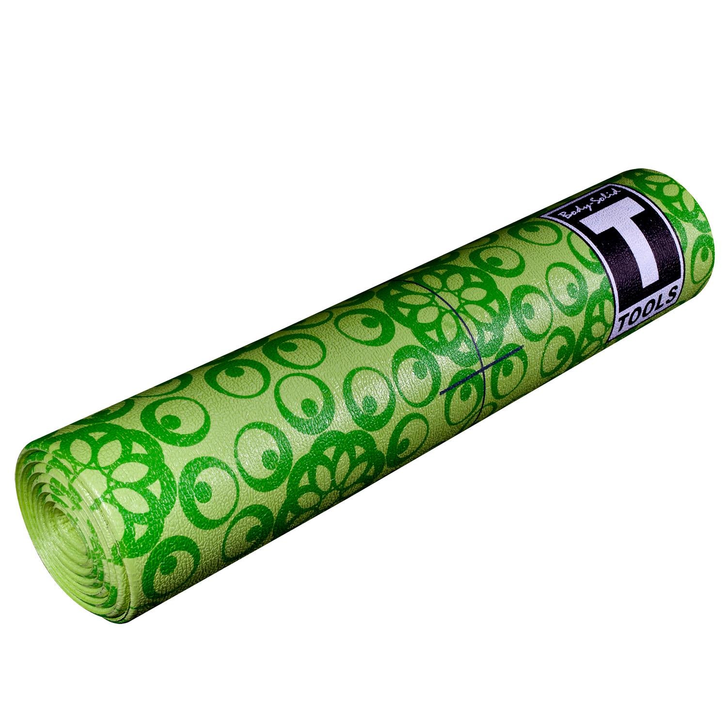 Body Solid Premium Body-Solid Yoga Mat - Green, 6mm