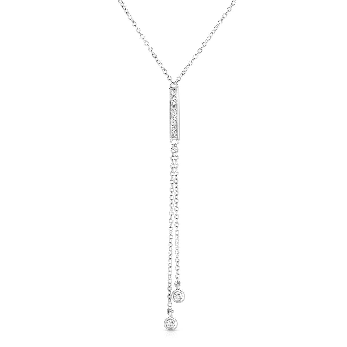 Diamond Y Necklace