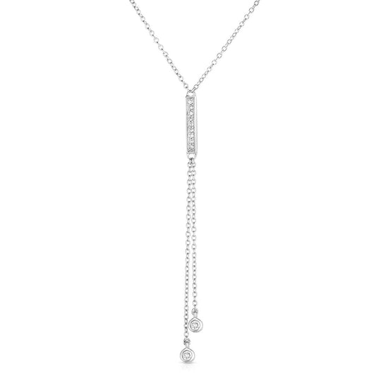Diamond Y Necklace