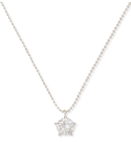 Kate Spade Something Sparkly Star Mini Pendant Clear Silver