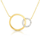 Diamond Circle Necklace