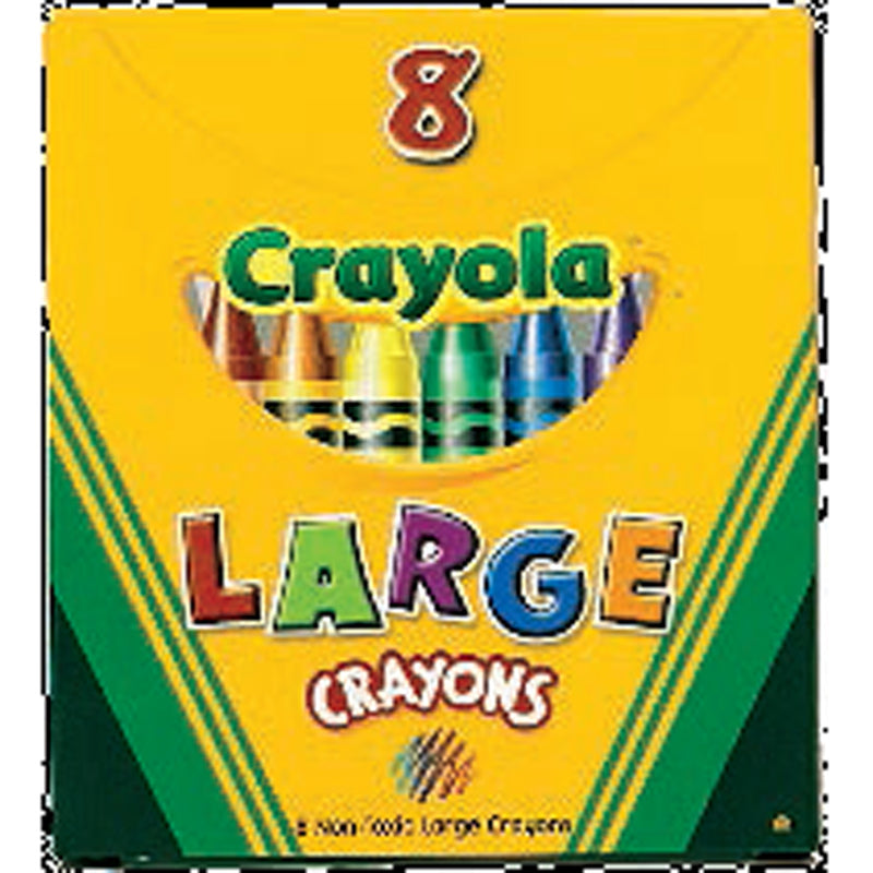 Crayola 8 ct. Large Crayons - Tuck Box