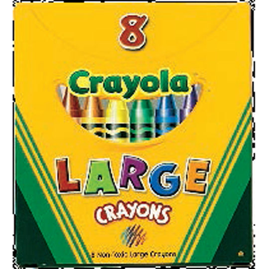 Crayola 8 ct. Large Crayons - Tuck Box