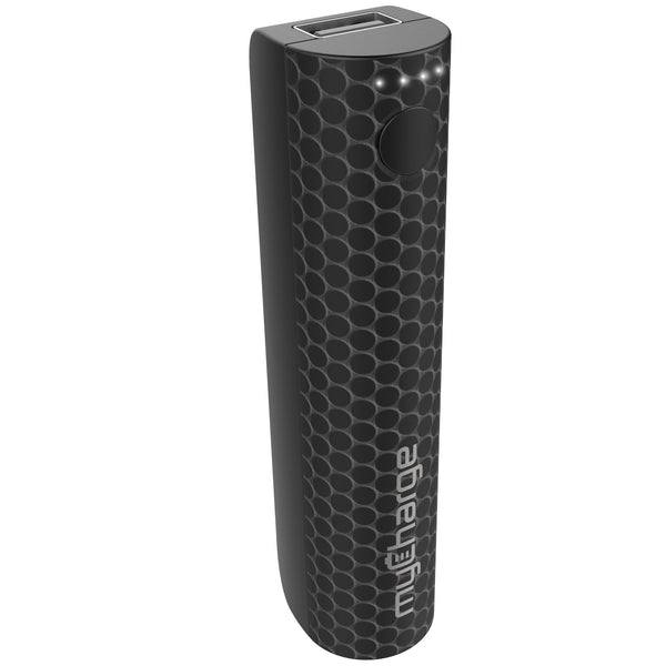 StylePower 2200mAh Rechargeable Power Bank Black Dots