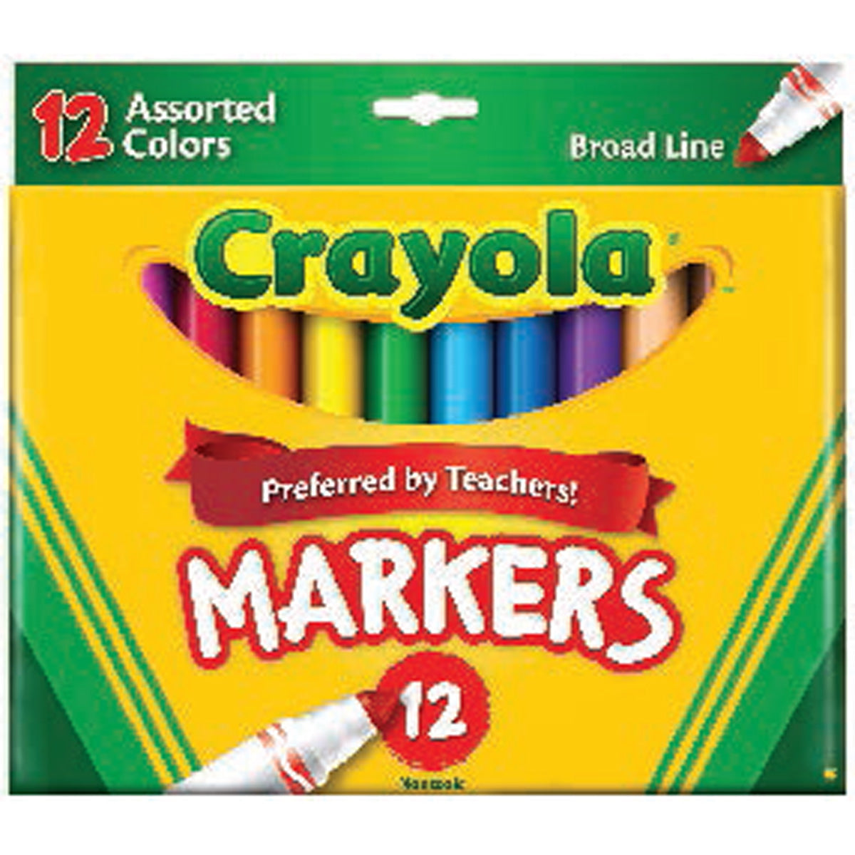 Crayola 12 ct. Assorted, Broad Line Markers