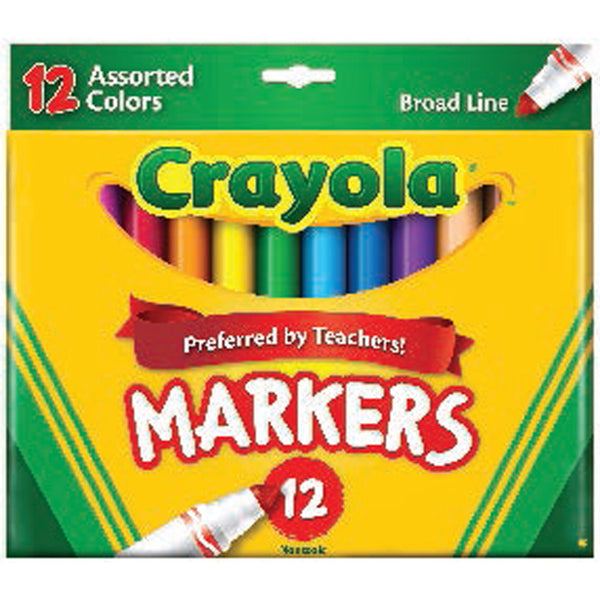 Crayola 12 ct. Assorted, Broad Line Markers