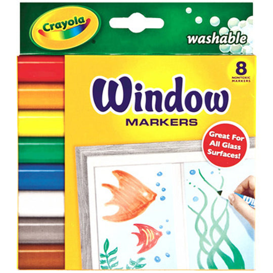 Crayola 8 ct. Washable Window Markers