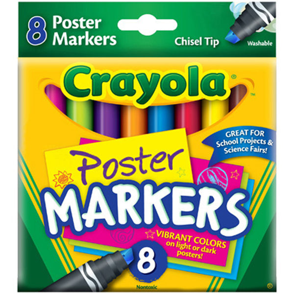 Crayola 8 ct. Washable Poster Markers