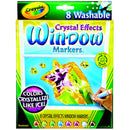 Crayola 8 ct. Washable Crystal Effects Window Markers