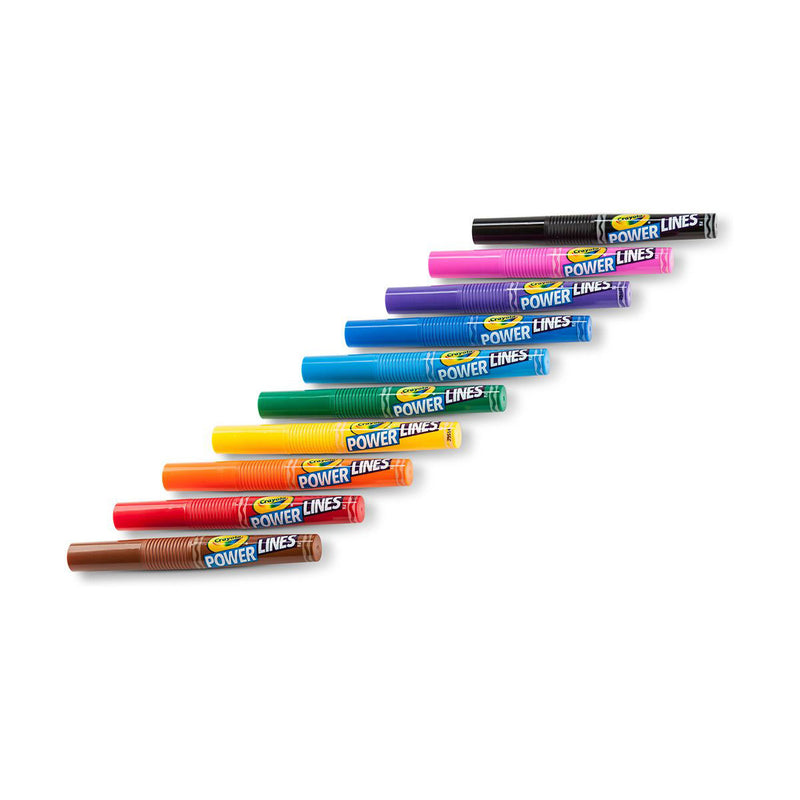 Crayola 1 ct. Crispy Marshmallow Black Power Lines Marker