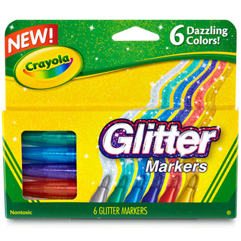 Crayola 6 ct. Glitter Markers
