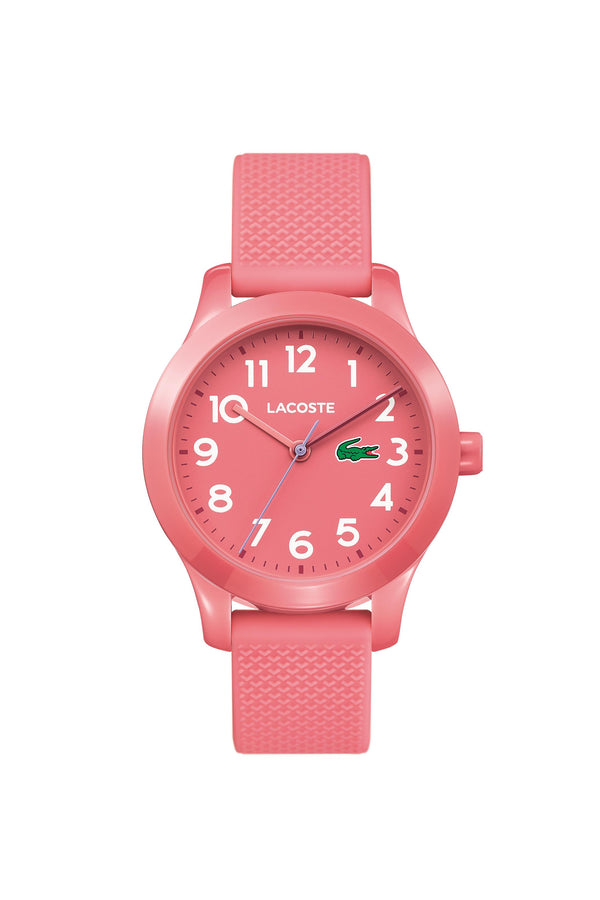Lacoste Kids, Pink Plastic Case With Pink Silicone Strap