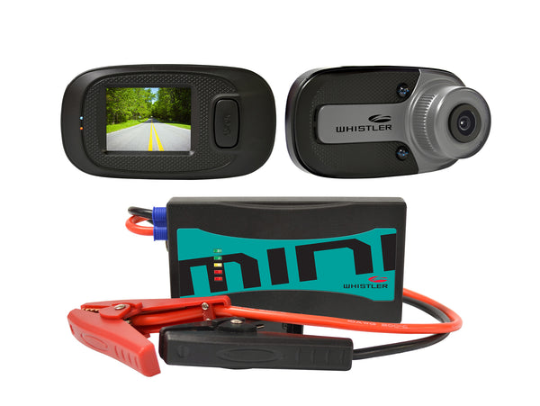 Whistler MINI Jump Starter and Dashcam Package