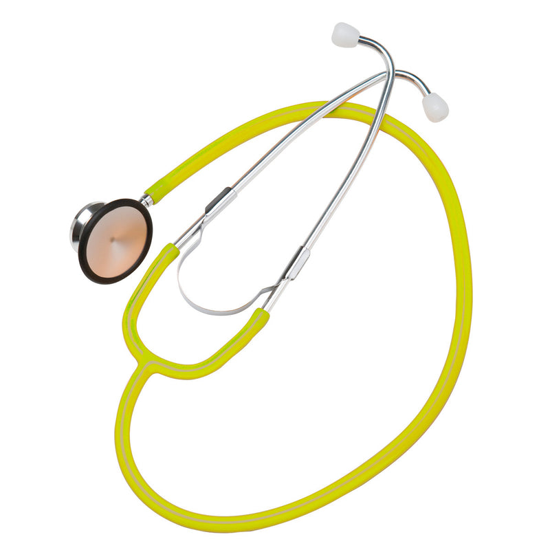 Dual Head Stethoscope - Neon Yellow