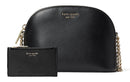 Kate Spade Spencer Small Slim BiFold & Dome Crossbody - Black