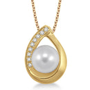 Pearl & Diamond Necklace