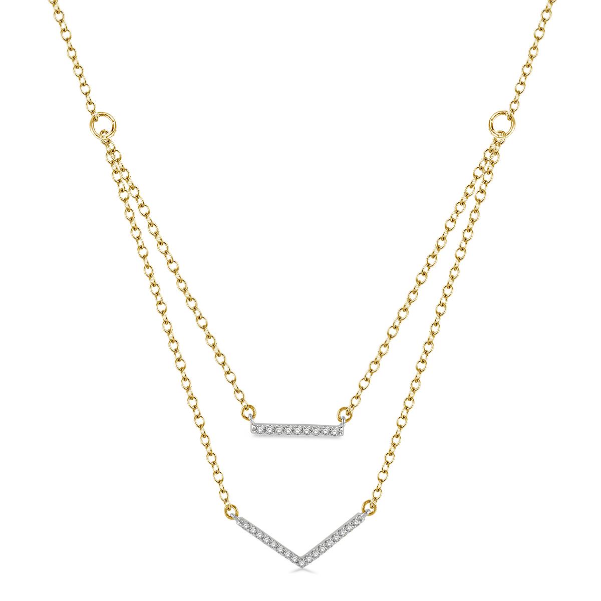 Diamond Layer Necklace