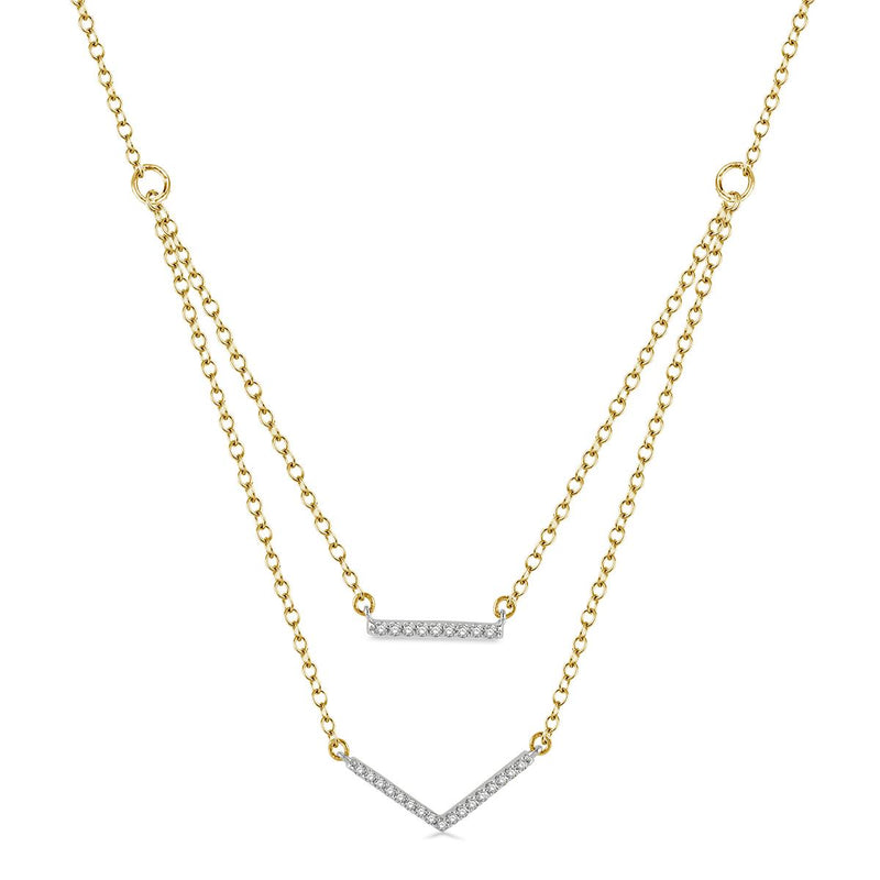 Diamond Layer Necklace