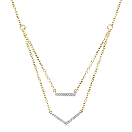Diamond Layer Necklace