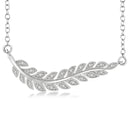 Diamond Leaf Necklace