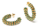 Kate Spade Adore-able Hoops - Emerald