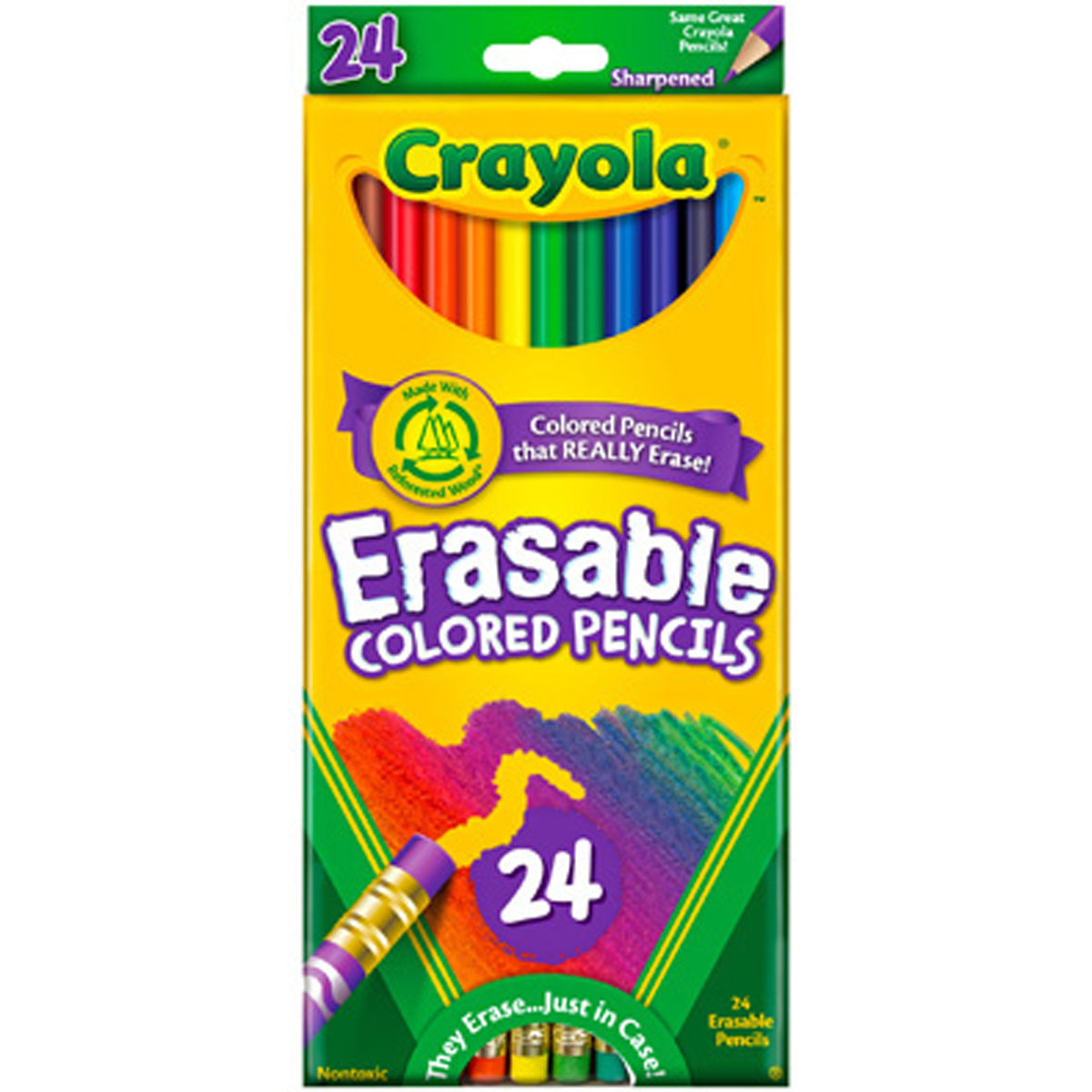 Crayola 24 ct. Erasable Colored Pencils