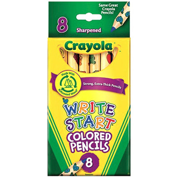 Crayola 8 ct. Write Start Colored Pencils
