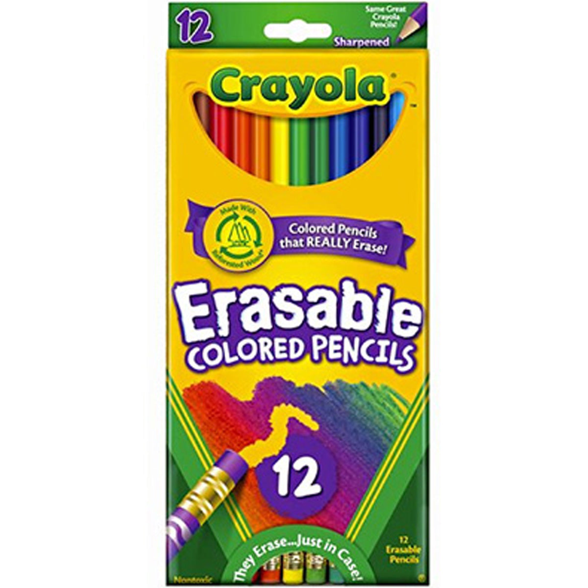 Crayola 12 ct. Erasable Colored Pencils