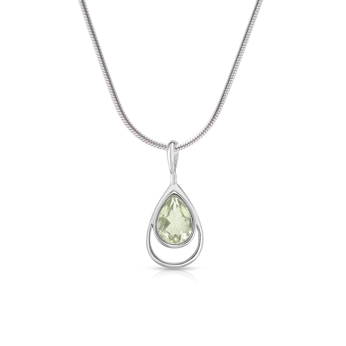 Green Amethyst Necklace