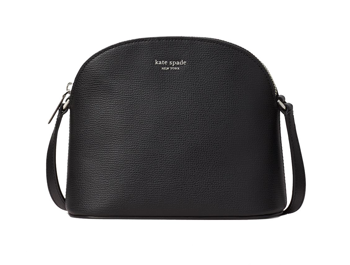 Kate Spade Sylvia Medium Dome Crossbody - Black, Gold