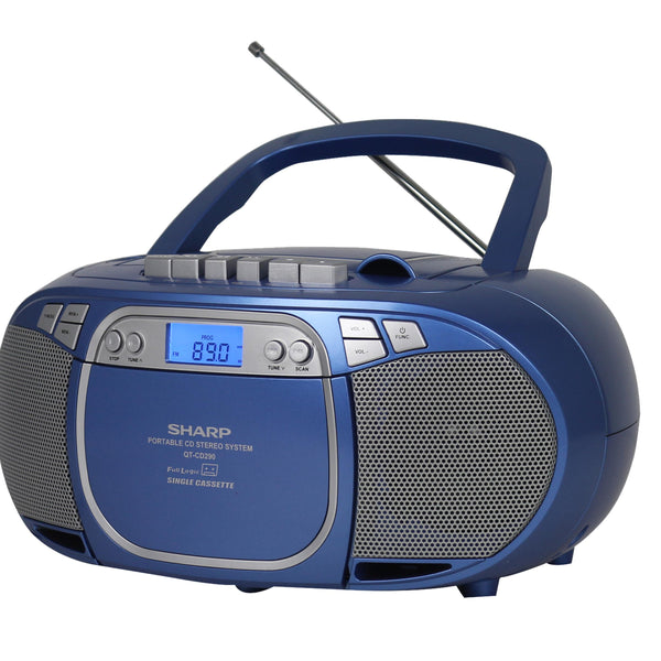 Sharp Portable CD Boombox with Cassette – 365 Wholesale
