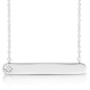 Diamond Bar Necklace