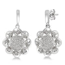 Diamond Spiral Earrings